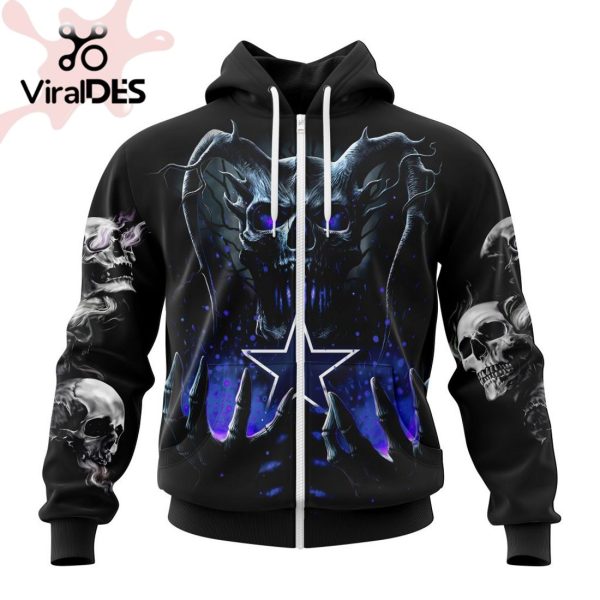 Personalized NFL Dallas Cowboys Special Skull Art Design Hoodie 3D