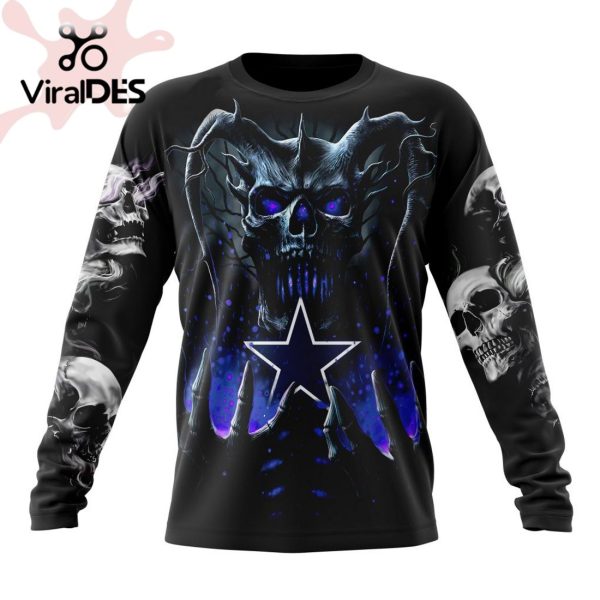 Personalized NFL Dallas Cowboys Special Skull Art Design Hoodie 3D