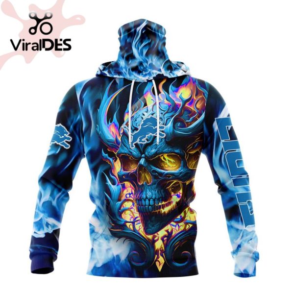 Personalized NFL Detroit Lions Limited Skull Art Design Hoodie 3D