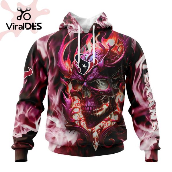 Personalized NFL Houston Texans Limited Skull Art Design Hoodie 3D