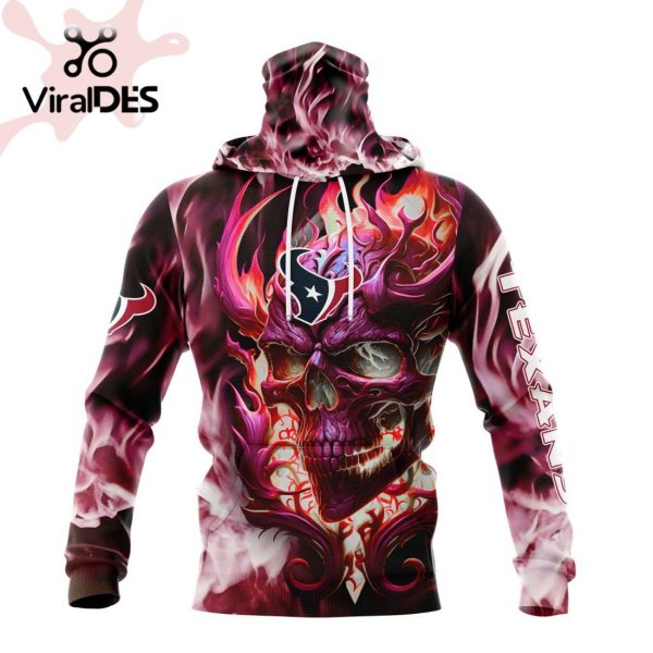 Personalized NFL Houston Texans Limited Skull Art Design Hoodie 3D