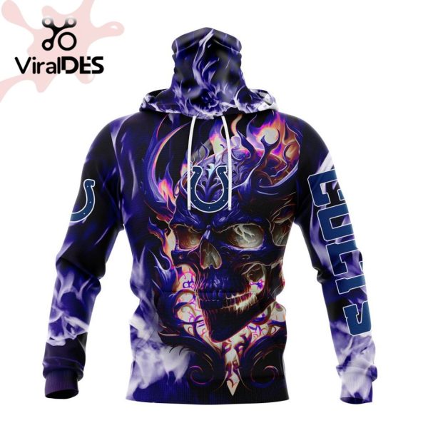 Personalized NFL Indianapolis Colts Limited Skull Art Design Hoodie 3D