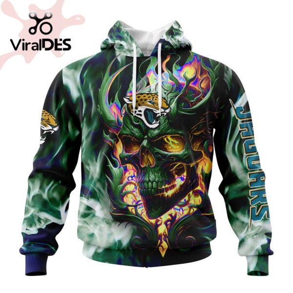 Personalized NFL Jacksonville Jaguars Limited Skull Art Design Hoodie 3D