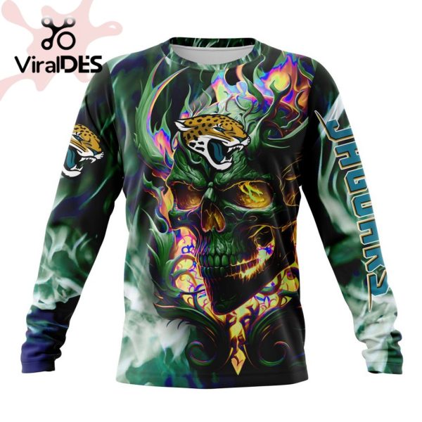 Personalized NFL Jacksonville Jaguars Limited Skull Art Design Hoodie 3D