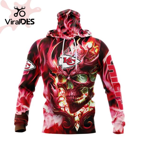 Personalized NFL Kansas City Chiefs Limited Skull Art Design Hoodie 3D