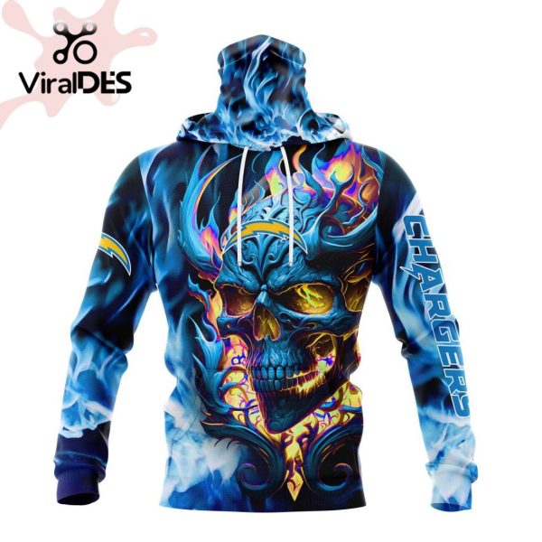 Personalized NFL Los Angeles Chargers Limited Skull Art Design Hoodie 3D