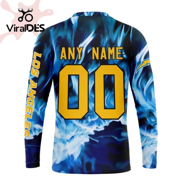 Personalized NFL Los Angeles Chargers Limited Skull Art Design Hoodie 3D