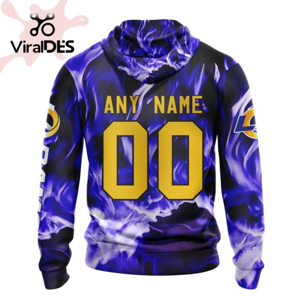 Personalized NFL Los Angeles Rams Limited Skull Art Design Hoodie 3D