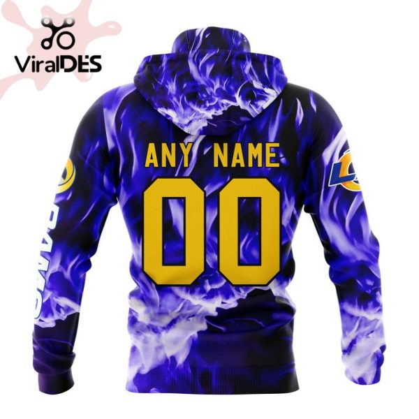 Personalized NFL Los Angeles Rams Limited Skull Art Design Hoodie 3D