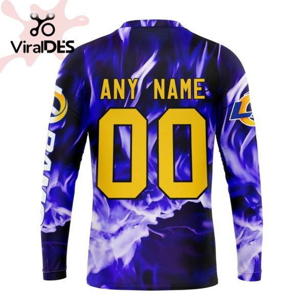 Personalized NFL Los Angeles Rams Limited Skull Art Design Hoodie 3D