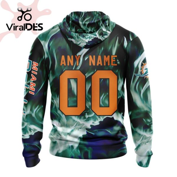 Personalized NFL Miami Dolphins Limited Skull Art Design Hoodie 3D