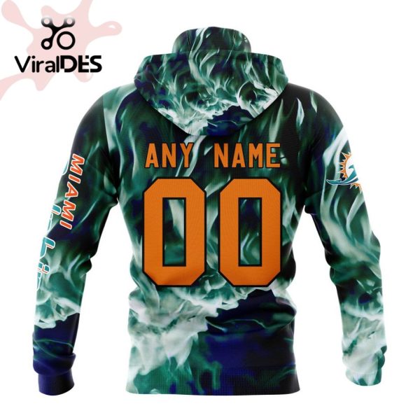 Personalized NFL Miami Dolphins Limited Skull Art Design Hoodie 3D