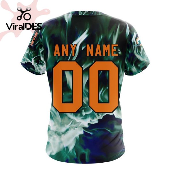 Personalized NFL Miami Dolphins Limited Skull Art Design Hoodie 3D