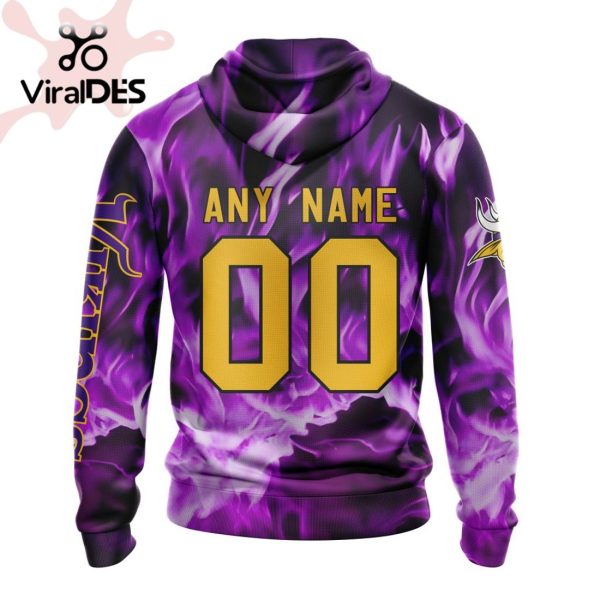 Personalized NFL Minnesota Vikings Limited Skull Art Design Hoodie 3D