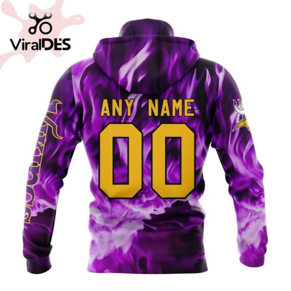 Personalized NFL Minnesota Vikings Limited Skull Art Design Hoodie 3D