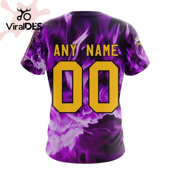 Personalized NFL Minnesota Vikings Limited Skull Art Design Hoodie 3D