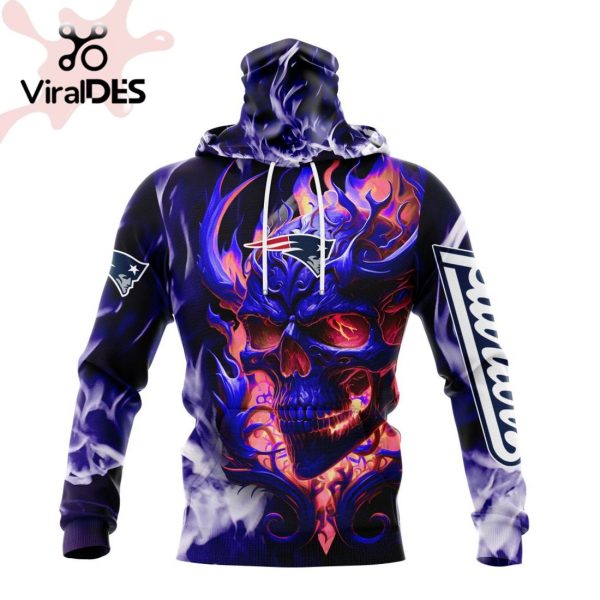 Personalized NFL New England Patriots Limited Skull Art Design Hoodie 3D