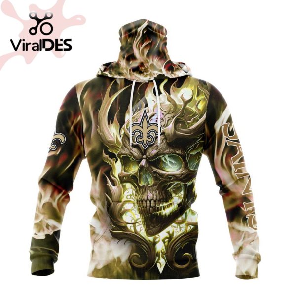 Personalized NFL New Orleans Saints Limited Skull Art Design Hoodie 3D