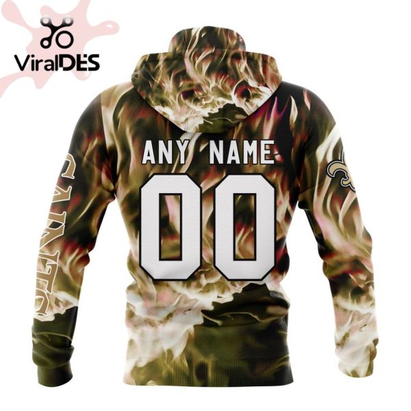 Personalized NFL New Orleans Saints Limited Skull Art Design Hoodie 3D