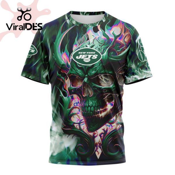 Personalized NFL New York Jets Limited Skull Art Design Hoodie 3D