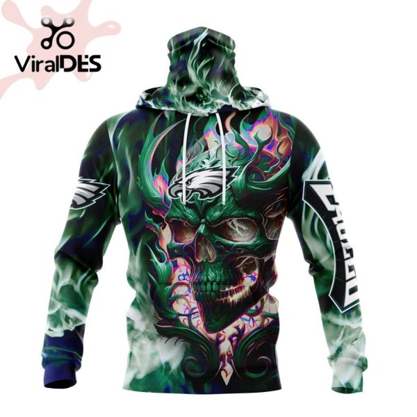 Personalized NFL Philadelphia Eagles Limited Skull Art Design Hoodie 3D