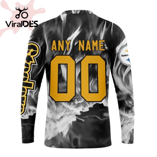 Personalized NFL Pittsburgh Steelers Limited Skull Art Design Hoodie 3D