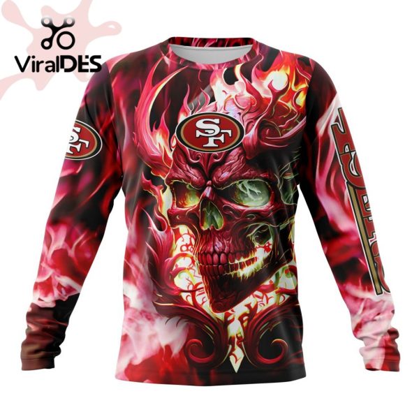 Personalized NFL San Francisco 49ers Limited Skull Art Design Hoodie 3D