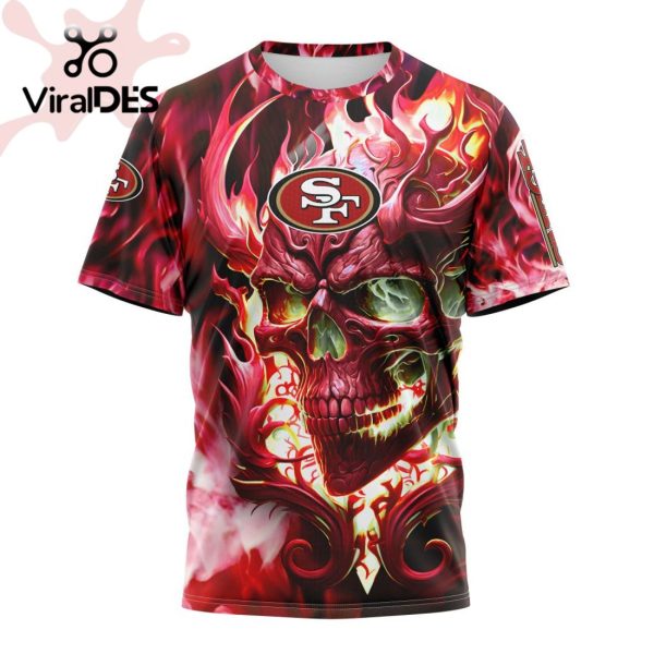 Personalized NFL San Francisco 49ers Limited Skull Art Design Hoodie 3D