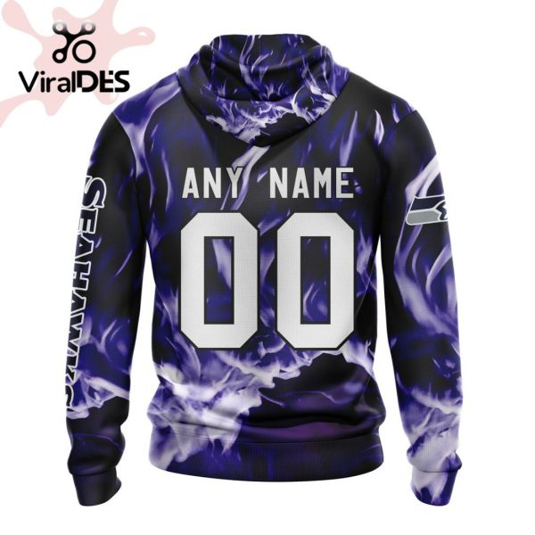 Personalized NFL Seattle Seahawks Limited Skull Art Design Hoodie 3D