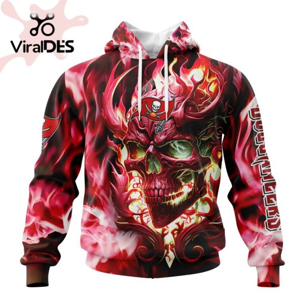 Personalized NFL Tampa Bay Buccaneers Limited Skull Art Design Hoodie 3D