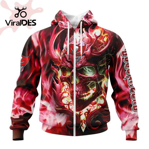 Personalized NFL Tampa Bay Buccaneers Limited Skull Art Design Hoodie 3D