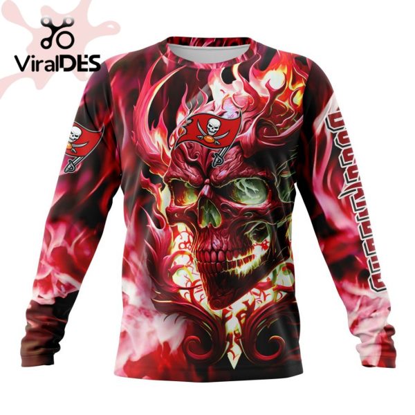 Personalized NFL Tampa Bay Buccaneers Limited Skull Art Design Hoodie 3D