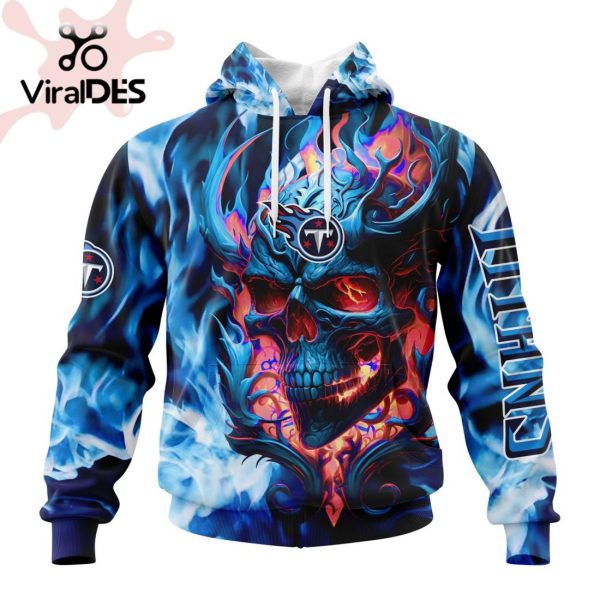 Personalized NFL Tennessee Titans Limited Skull Art Design Hoodie 3D