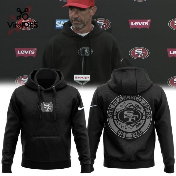 Premium San Francisco 49ers Luxury Black n Grey Hoodie 3D Limited Edition