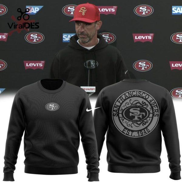 Premium San Francisco 49ers Luxury Black n Grey Hoodie 3D Limited Edition