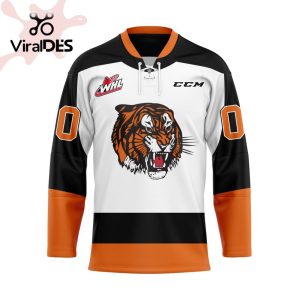 Custom Medicine Hat Tigers Away Hockey Jersey Personalized Letters Number