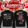 San Francisco 49ers NFC Champions West Division Red Sweatshirt, Jogger, Cap