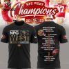 San Francisco 49ers NFC West Division Champions Black T-Shirt, Jogger, Cap Special Edition