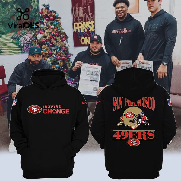 San Francisco 49ers Special Edition Inspire Change Black Hoodie, Jogger, Cap