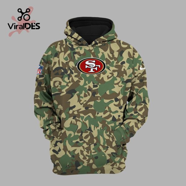 Special Edition For San Francisco 49ers Fans Army Design Hoodie, Jogger, Cap