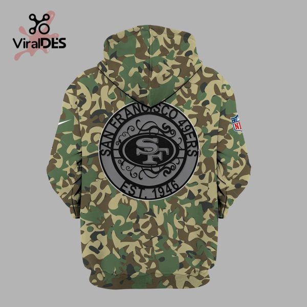 Special Edition For San Francisco 49ers Fans Army Design Hoodie, Jogger, Cap