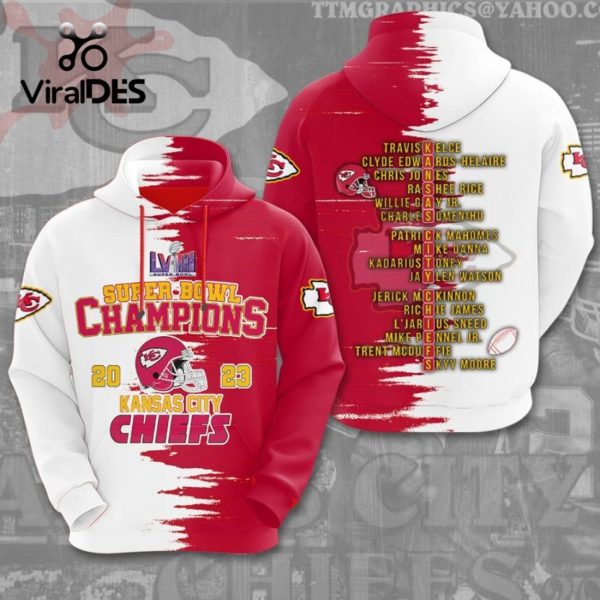 Super Bowl Champions 2023 Kansas City Chiefs Mix Pant Special Apparels Hoodie 3D