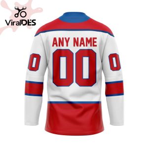 Custom Edmonton Oil Kings Away Hockey Jersey Personalized Letters Number