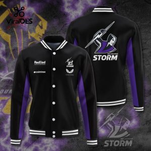 Melbourne Storm Black Sport Jacket, Baseball Jacket Limited Edition
