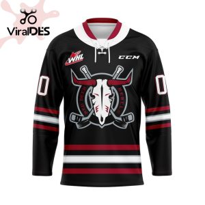 Custom Red Deer Rebels Home Hockey Jersey Personalized Letters Number