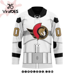 NHL Ottawa Senators Personalized Star Wars Stormtrooper Hockey Jersey