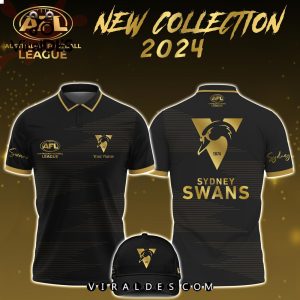 Custom Sydney Swans AFL Polo, Cap Limited Edition