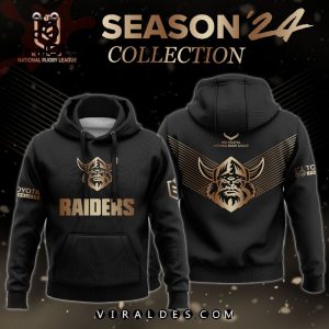 NRL Canberra Raiders Gold Premier 2024 Hoodie, Jogger, Cap