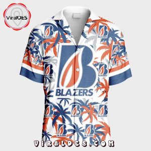 Custom Kamloops Blazers Using Away Jersey Color Hawaiian Shirt