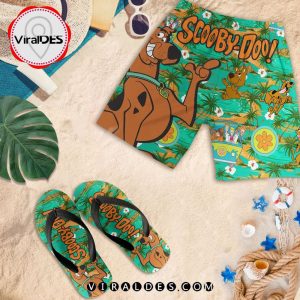 Scooby-Doo Beach Vibes Set Of Unisex Beach Shorts, Flip Flop